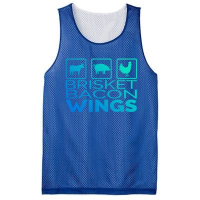 Funny Grill Brisket Bacon Wings Dad Fathers Day Gift Mesh Reversible Basketball Jersey Tank