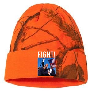 Fight God Bless President Trump Donald Gift Kati Licensed 12" Camo Beanie