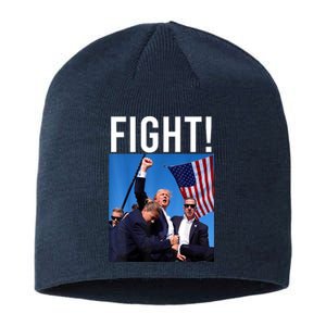 Fight God Bless President Trump Donald Gift Sustainable Beanie