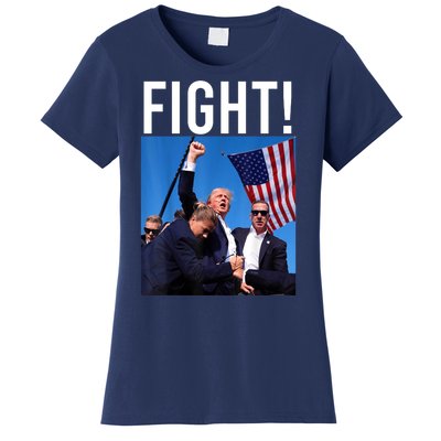 Fight God Bless President Trump Donald Gift Women's T-Shirt