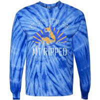 Funny Gift Big Gains National Park Gift Mt Ripped Gift Leg Day Gift Tie-Dye Long Sleeve Shirt