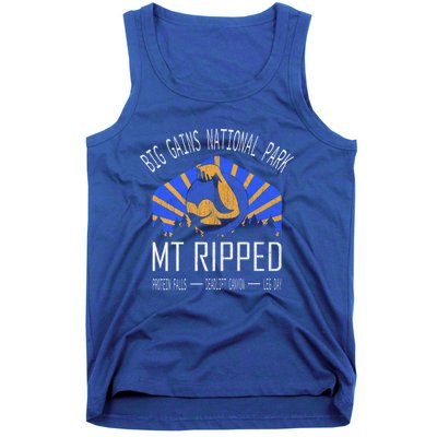 Funny Gift Big Gains National Park Gift Mt Ripped Gift Leg Day Gift Tank Top