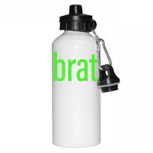 Funny Green Brat Aluminum Water Bottle 