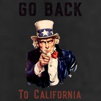 Funny Go Back To California Conservative Cool Comfort Performance Bucket Hat