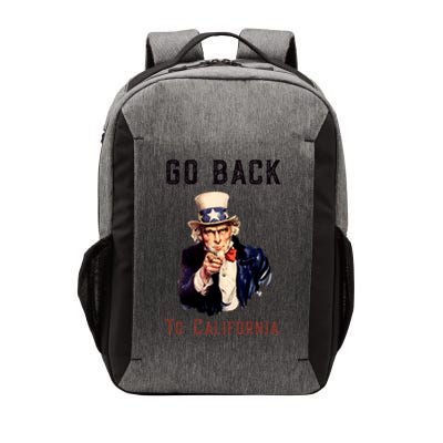 Funny Go Back To California Conservative Vector Backpack