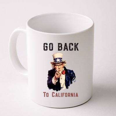 Funny Go Back To California Conservative Coffee Mug