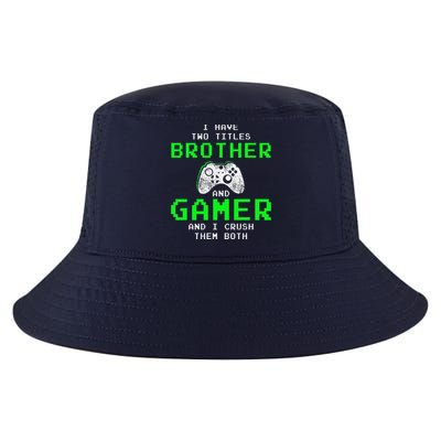 Funny Gaming Brothers Tee Gamer Gifts Cool Comfort Performance Bucket Hat