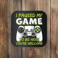 Funny Gaming Boy Girl Men Gamer Video Game Coaster