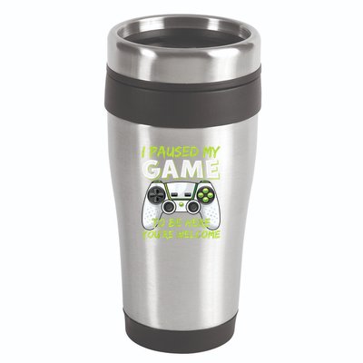 Funny Gaming Boy Girl Men Gamer Video Game 16oz Travel Tumbler