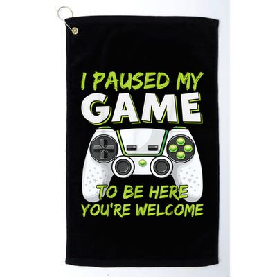 Funny Gaming Boy Girl Men Gamer Video Game Golf Towel