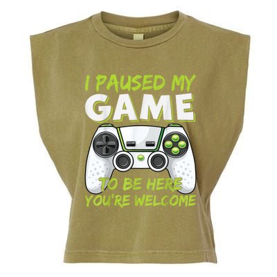 Funny Gaming Boy Girl Men Gamer Video Game Garment-Dyed Women's Muscle Tee