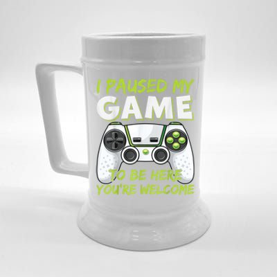 Funny Gaming Boy Girl Men Gamer Video Game Beer Stein