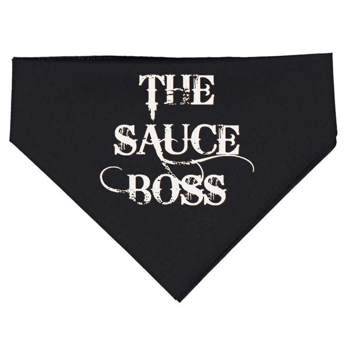 Funny Grilling Bbq T The Sauce Boss Grill Daddy USA-Made Doggie Bandana