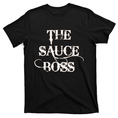 Funny Grilling Bbq T The Sauce Boss Grill Daddy T-Shirt