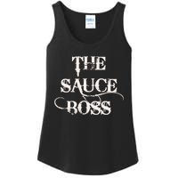 Funny Grilling Bbq T The Sauce Boss Grill Daddy Ladies Essential Tank