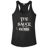 Funny Grilling Bbq T The Sauce Boss Grill Daddy Ladies PosiCharge Competitor Racerback Tank