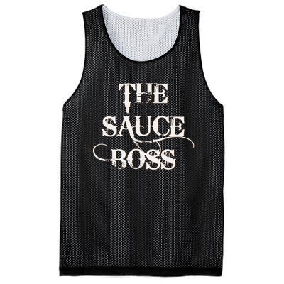 Funny Grilling Bbq T The Sauce Boss Grill Daddy Mesh Reversible Basketball Jersey Tank