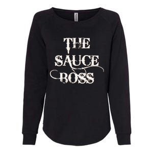 Funny Grilling Bbq T The Sauce Boss Grill Daddy Womens California Wash Sweatshirt