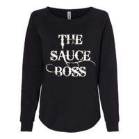 Funny Grilling Bbq T The Sauce Boss Grill Daddy Womens California Wash Sweatshirt