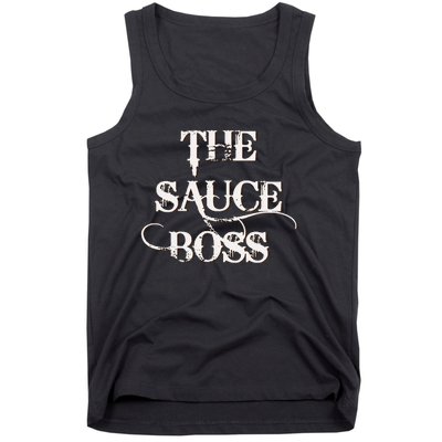 Funny Grilling Bbq T The Sauce Boss Grill Daddy Tank Top