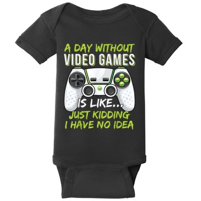 Funny Gaming Boy Girl Men Gamer Video Game Baby Bodysuit