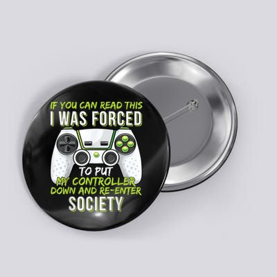Funny Gaming Boy Girl Men Gamer Video Game Button