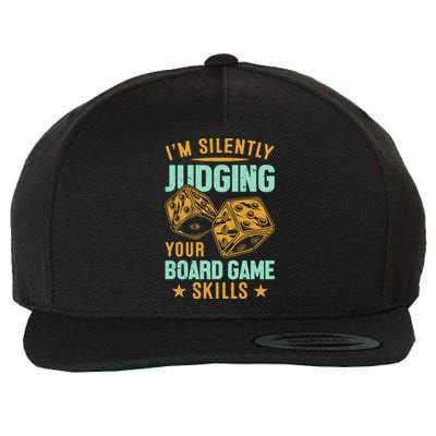 Funny Gift Board Games Strategy Humor Apparel Wool Snapback Cap