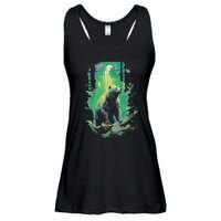 Forest Grizzly Bear Bear Mystic Ladies Essential Flowy Tank