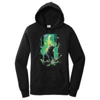 Forest Grizzly Bear Bear Mystic Women's Pullover Hoodie