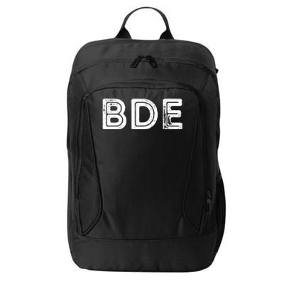 Funny Gift BDE Big Dick Energy Vintage Gift City Backpack