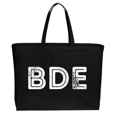 Funny Gift BDE Big Dick Energy Vintage Gift Cotton Canvas Jumbo Tote