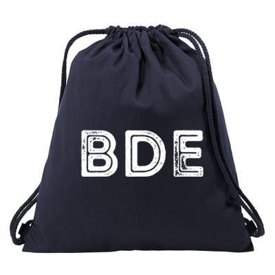 Funny Gift BDE Big Dick Energy Vintage Gift Drawstring Bag