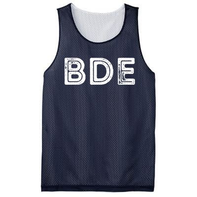 Funny Gift BDE Big Dick Energy Vintage Gift Mesh Reversible Basketball Jersey Tank