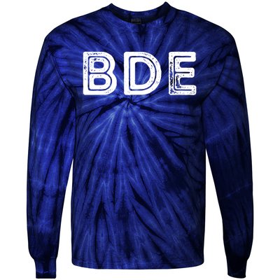 Funny Gift BDE Big Dick Energy Vintage Gift Tie-Dye Long Sleeve Shirt