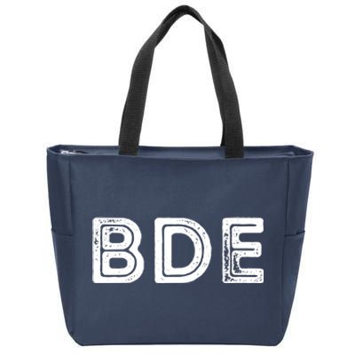 Funny Gift BDE Big Dick Energy Vintage Gift Zip Tote Bag