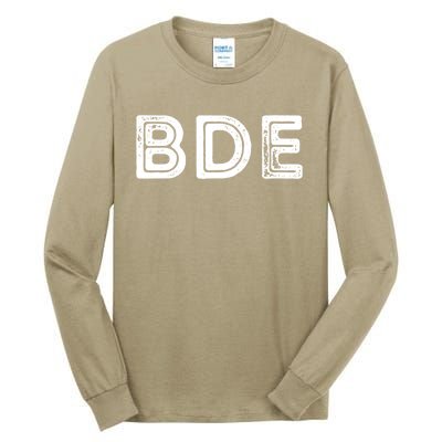 Funny Gift BDE Big Dick Energy Vintage Gift Tall Long Sleeve T-Shirt