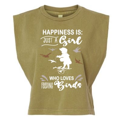 Funny Girls Birding Birder Bird Lover Meme Cute Gift Garment-Dyed Women's Muscle Tee