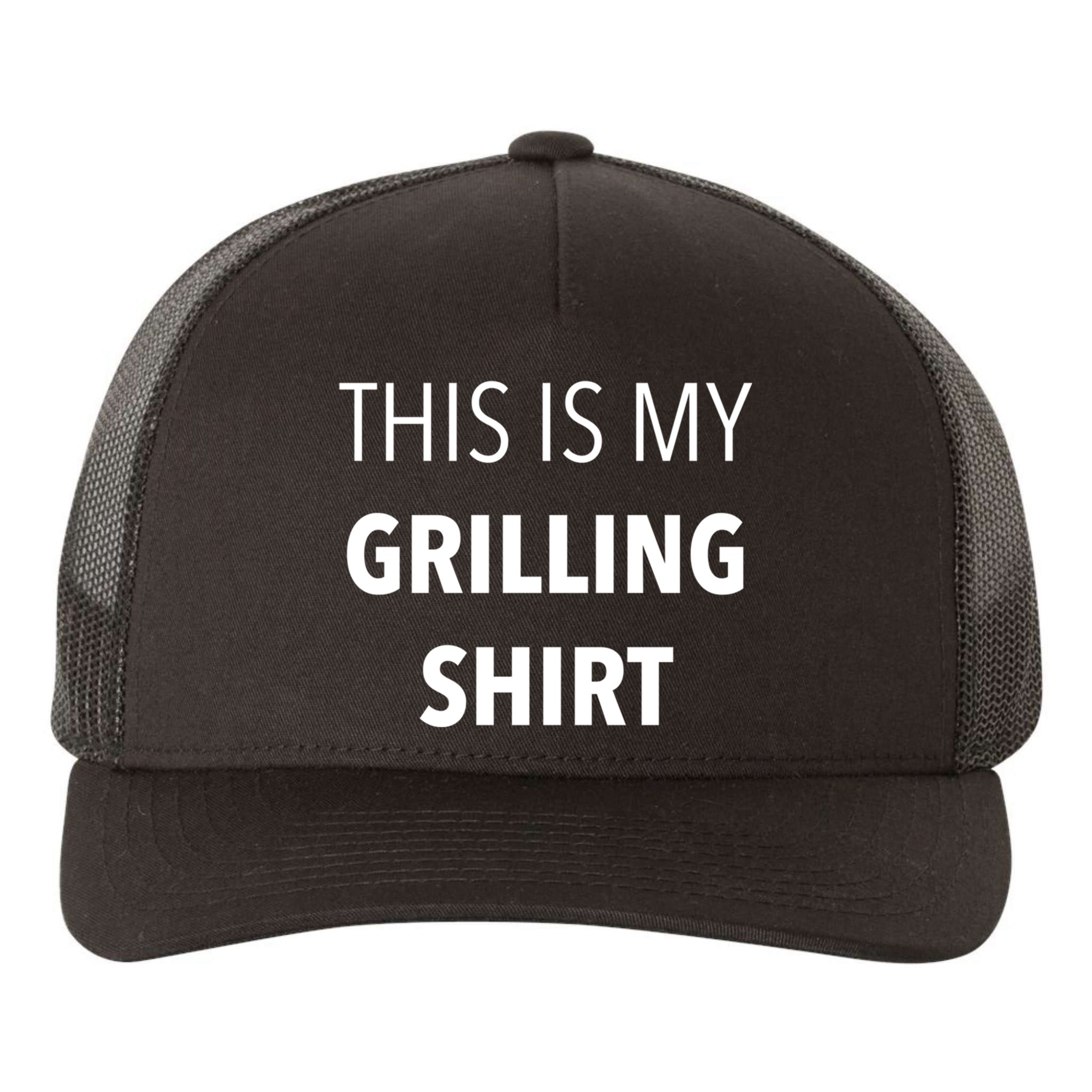 Funny Grilling Bbq Dad Father's Day Gift Sarcastic Gift Yupoong Adult 5-Panel Trucker Hat