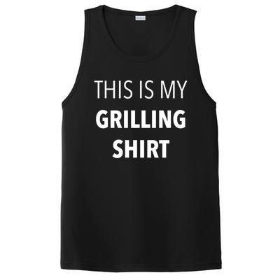 Funny Grilling Bbq Dad Father's Day Gift Sarcastic Gift PosiCharge Competitor Tank