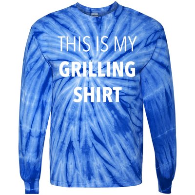 Funny Grilling Bbq Dad Father's Day Gift Sarcastic Gift Tie-Dye Long Sleeve Shirt