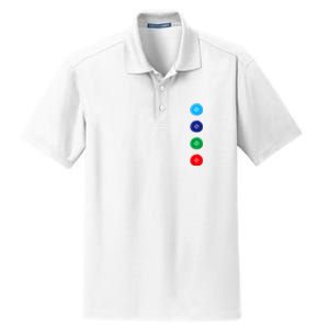 Four Groovy Buttons Blue Cat Funny Halloween Costume Dry Zone Grid Polo