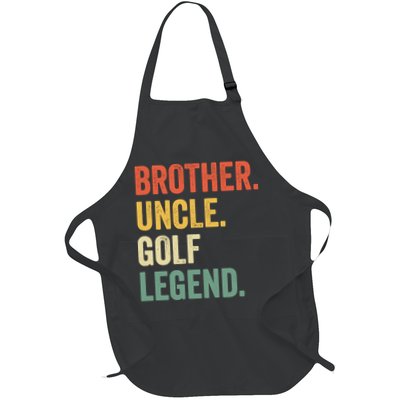 Funny Golfer Brother Uncle Golf Legend Golfing Vintage Apron