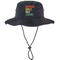 Funny Golfer Brother Uncle Golf Legend Golfing Vintage Legacy Cool Fit Booney Bucket Hat