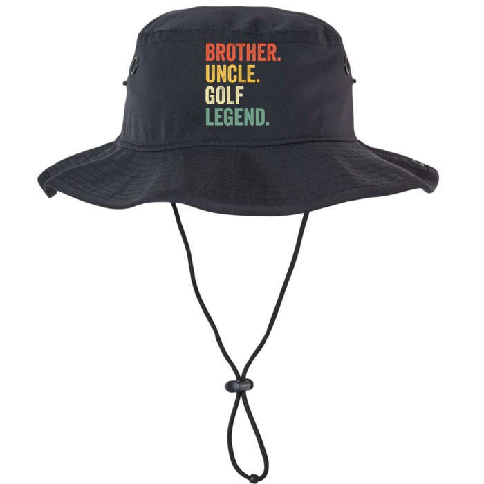 Funny Golfer Brother Uncle Golf Legend Golfing Vintage Legacy Cool Fit Booney Bucket Hat