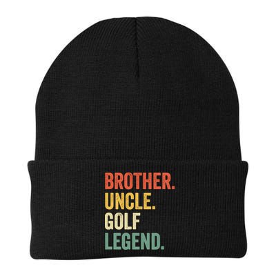 Funny Golfer Brother Uncle Golf Legend Golfing Vintage Beanie