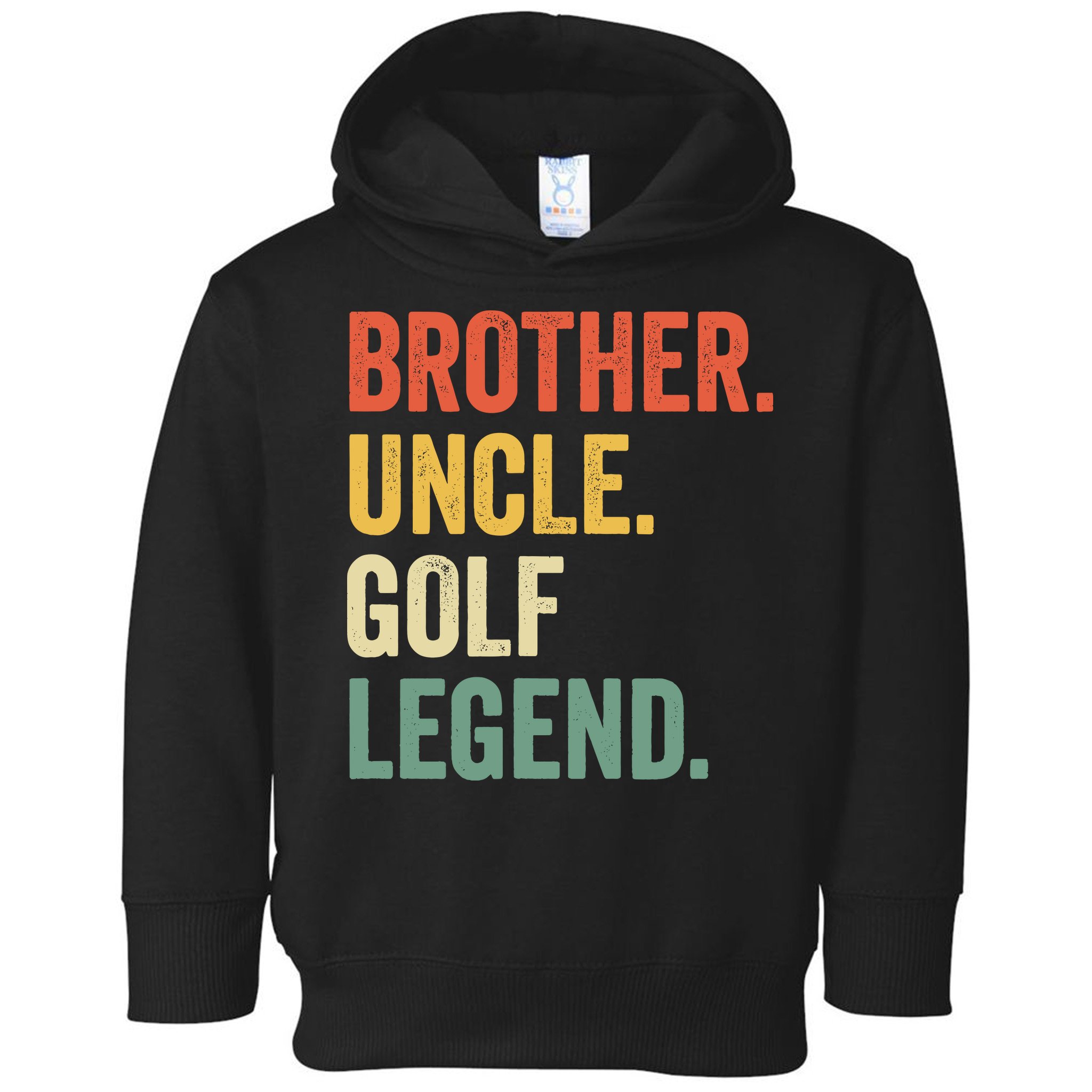 Funny Golfer Brother Uncle Golf Legend Golfing Vintage Toddler Hoodie