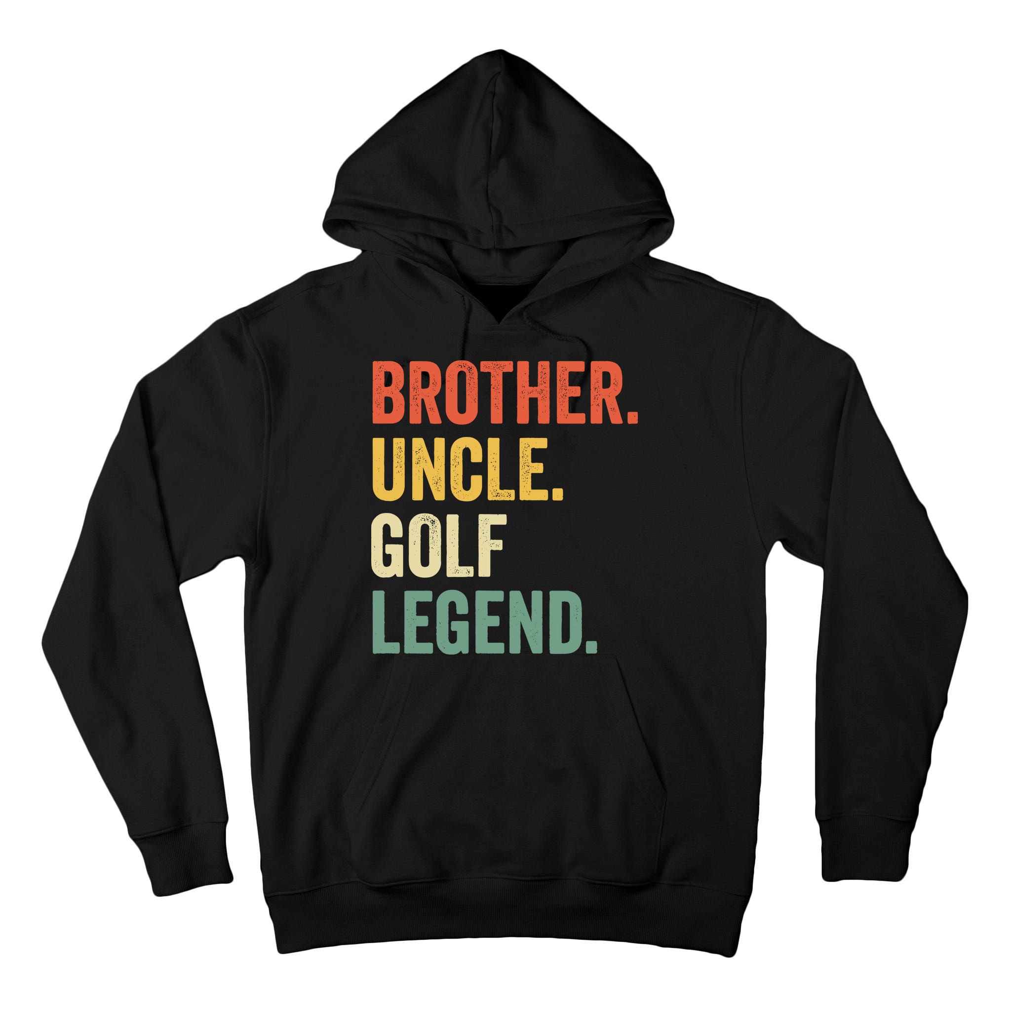 Funny Golfer Brother Uncle Golf Legend Golfing Vintage Tall Hoodie