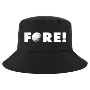 Fore Golf Ball Golf Lover Cool Comfort Performance Bucket Hat