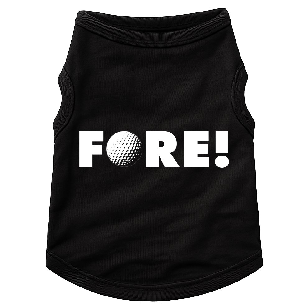 Fore Golf Ball Golf Lover Doggie Tank