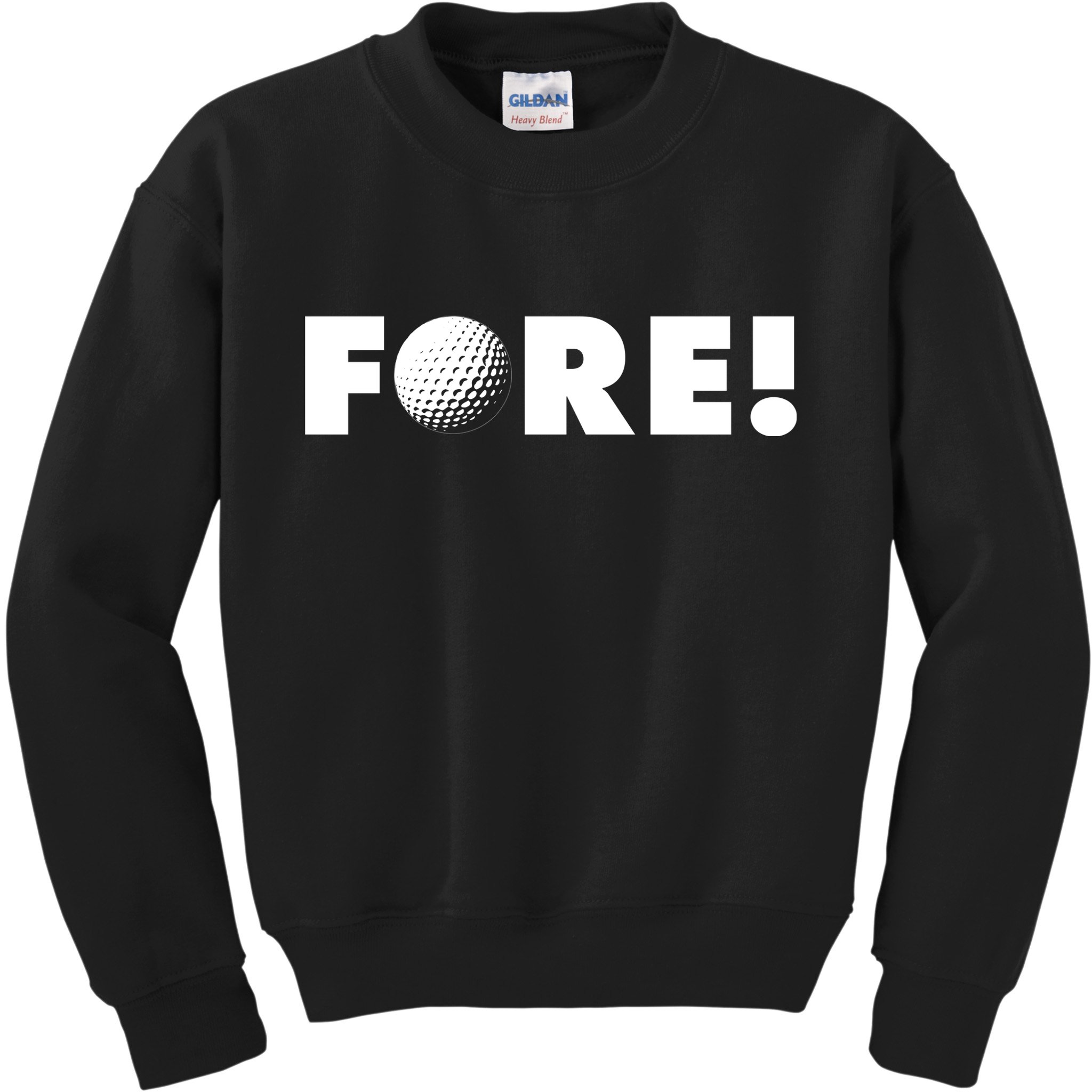 Fore Golf Ball Golf Lover Kids Sweatshirt